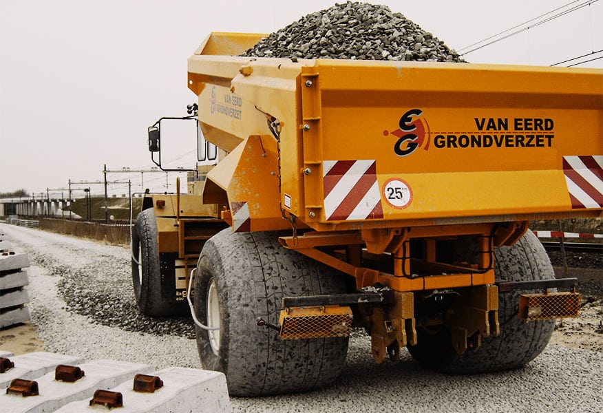Van Eerd Groep - innovatiekracht dumper met ballonbanden