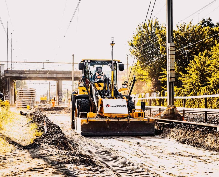 3D-machinebesturing met total station