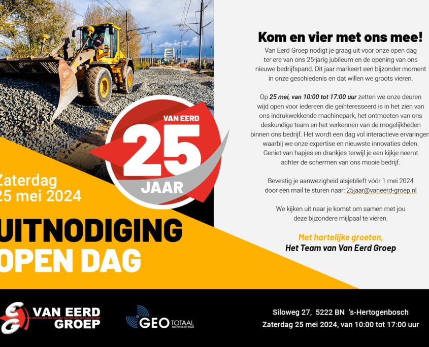 Uitnodiging open dag Van Eerd