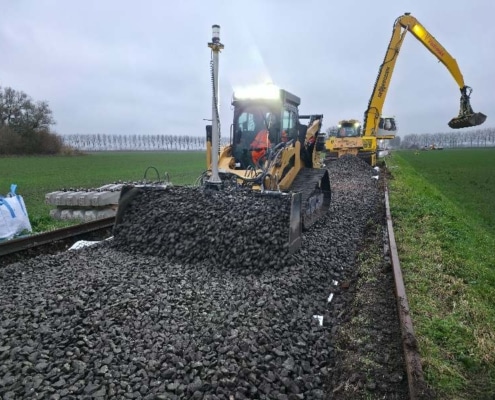 Spoorbalast Sas Van Gent Vernieuwing Van Eerd Groep vernieuwt spoorinfrastructuur